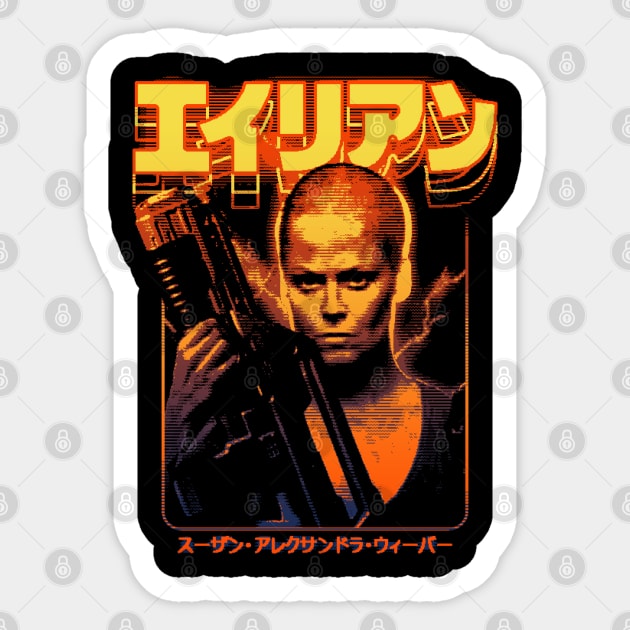 Alien 3: Ellen Ripley Sticker by Bootleg Factory